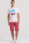FUNKY BUDDHA-Ανδρικό t-shirt FUNKY BUDDHA λευκό 