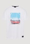 FUNKY BUDDHA-Ανδρικό t-shirt FUNKY BUDDHA λευκό 