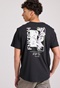 FUNKY BUDDHA-Ανδρικό t-shirt FUNKY BUDDHA FBM009-308-04 μαύρο 