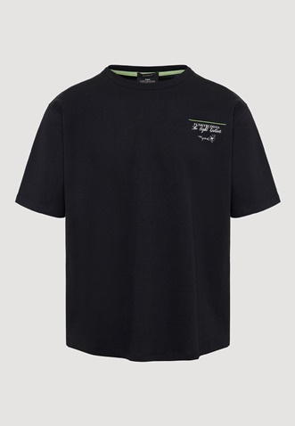 FUNKY BUDDHA-Ανδρικό t-shirt FUNKY BUDDHA FBM009-308-04 μαύρο 
