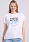 FUNKY BUDDHA-Γυναικείο t-shirt FUNKY BUDDHA FBL009-111-04 λευκό