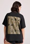 FUNKY BUDDHA-Γυναικείο t-shirt FUNKY BUDDHA FBL009-167-04 μαύρο 
