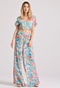 FUNKY BUDDHA-Γυναικεία παντελόνα FUNKY BUDDHA FBL009-123-02 εμπριμέ