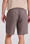 FUNKY BUDDHA-Ανδρική λινή chino βερμούδα FUNKY BUDDHA  FBM009-009-03 καφέ 