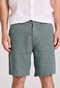 FUNKY BUDDHA-Ανδρική λινή chino βερμούδα FUNKY BUDDHA  FBM009-009-03  πράσινη 