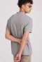 FUNKY BUDDHA-Ανδρική polo μπλούζα FUNKY BUDDHA FBM009-008-11 γκρι 