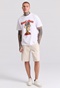 FUNKY BUDDHA-Ανδρική jean βερμούδα FUNKY BUDDHA FBM009-083-03 εκρού 