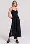 FUNKY BUDDHA-Γυναικείο maxi φόρεμα FUNKY BUDDHA FBL009-127-13 μαύρο