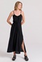 FUNKY BUDDHA-Γυναικείο maxi φόρεμα FUNKY BUDDHA FBL009-127-13 μαύρο
