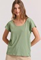 FUNKY BUDDHA-Γυναικείο t-shirt  FUNKY BUDDHA FBL009-105-04 πράσινο