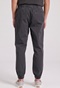 FUNKY BUDDHA-Ανδρικό chino παντελόνι FUNKY BUDDHA Garment dyed FBM009-013-02 γκρι