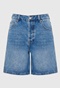 FUNKY BUDDHA-Γυναικείο τζιν βερμούδα FUNKY BUDDHA FBL009-165-03 μπλε