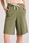 FUNKY BUDDHA-Γυναικεία βερμούδα FUNKY BUDDHA FBL009-107-03 χακί