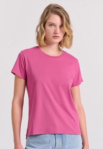 FUNKY BUDDHA-Γυναικείο t-shirt FUNKY BUDDHA FBL009-103-04 ροζ 