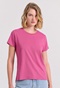 FUNKY BUDDHA-Γυναικείο t-shirt FUNKY BUDDHA FBL009-103-04 ροζ 