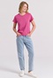 FUNKY BUDDHA-Γυναικείο t-shirt FUNKY BUDDHA FBL009-103-04 ροζ 