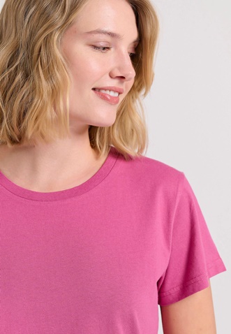 FUNKY BUDDHA-Γυναικείο t-shirt FUNKY BUDDHA FBL009-103-04 ροζ 