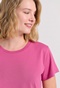 FUNKY BUDDHA-Γυναικείο t-shirt FUNKY BUDDHA FBL009-103-04 ροζ 