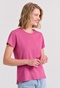 FUNKY BUDDHA-Γυναικείο t-shirt FUNKY BUDDHA FBL009-103-04 ροζ 