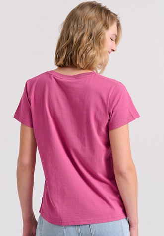 FUNKY BUDDHA-Γυναικείο t-shirt FUNKY BUDDHA FBL009-103-04 ροζ 