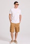 FUNKY BUDDHA-Ανδρική cargo βερμούδα FUNKY BUDDHA FBM009-031-03 καφέ 