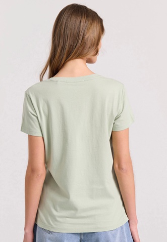 FUNKY BUDDHA-Γυναικείο t-shirt  FUNKY BUDDHA FBL009-103-04 πράσινο