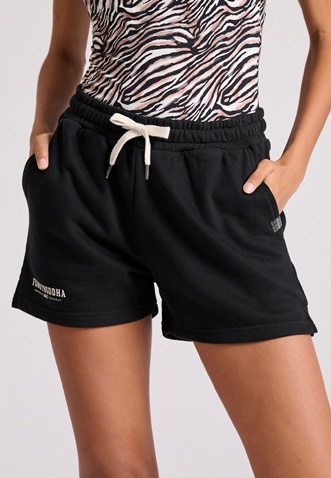 FUNKY BUDDHA-Γυναικείο σορτς FUNKY BUDDHA FBL009-106-03 μαύρο