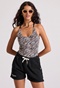 FUNKY BUDDHA-Γυναικείο σορτς FUNKY BUDDHA FBL009-106-03 μαύρο