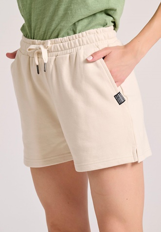 FUNKY BUDDHA-Γυναικείο σορτς FUNKY BUDDHA FBL009-106-03 εκρού 
