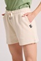 FUNKY BUDDHA-Γυναικείο σορτς FUNKY BUDDHA FBL009-106-03 εκρού 