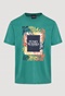 FUNKY BUDDHA-Ανδρικό t-shirt FUNKY BUDDHA FBM009-068-04 πράσινο