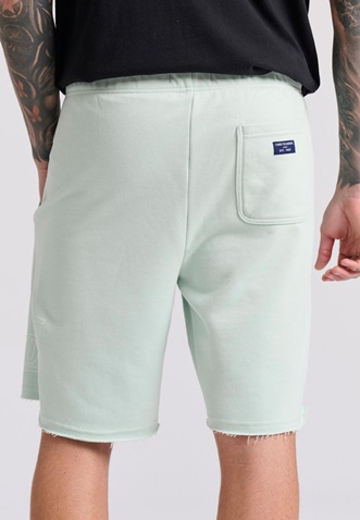 FUNKY BUDDHA-Ανδρική αθλητική βερμούδα FUNKY BUDDHA  FBM009-051-03 βεραμάν