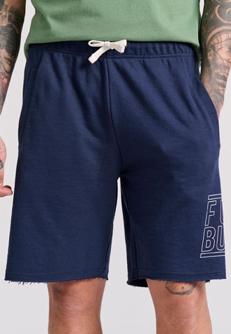 FUNKY BUDDHA-Ανδρική αθλητική βερμούδα FUNKY BUDDHA FBM009-051-03 μπλε