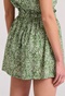 FUNKY BUDDHA-Γυναικείο σορτς FUNKY BUDDHA FBL009-108-03 πράσινο εμπριμέ 