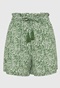 FUNKY BUDDHA-Γυναικείο σορτς FUNKY BUDDHA FBL009-108-03 πράσινο εμπριμέ 