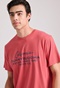 FUNKY BUDDHA-Ανδρικό t-shirt FUNKY BUDDHA FBM009-017-04 κόκκινη