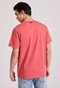 FUNKY BUDDHA-Ανδρικό t-shirt FUNKY BUDDHA FBM009-017-04 κόκκινη