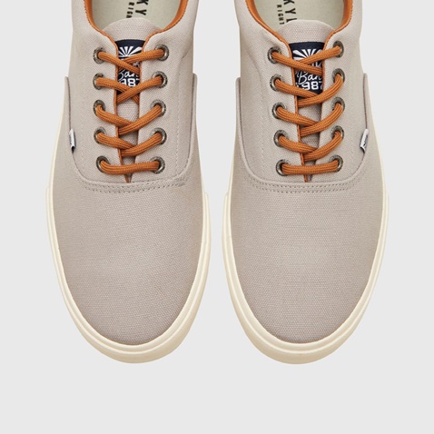 FUNKY BUDDHA-Ανδρικά casual sneakers FUNKY BUDDHA FBM009-030-08 γκρι