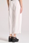 FUNKY BUDDHA-Γυναικεία cropped παντελόνα FUNKY BUDDHA FBL009-119-02 λευκή