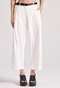 FUNKY BUDDHA-Γυναικεία cropped παντελόνα FUNKY BUDDHA FBL009-119-02 λευκή