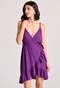 FUNKY BUDDHA-Γυναικείο mini φόρεμα FUNKY BUDDHA FBL009-103-13 μοβ 