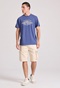 FUNKY BUDDHA-Ανδρικό t-shirt FUNKY BUDDHA FBM009-098-04 μπλε