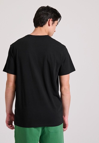 FUNKY BUDDHA-Ανδρικό t-shirt FUNKY BUDDHA  FBM009-094-04 μαύρο 