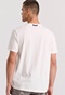 FUNKY BUDDHA-Ανδρικό t-shirt FUNKY BUDDHA FBM009-089-04 λευκό 