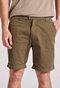 FUNKY BUDDHA-Ανδρική chino βερμούδα FUNKY BUDDHA FBM009-012-03 χακί 