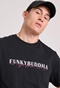 FUNKY BUDDHA-Ανδρικό t-shirt FUNKY BUDDHA FBM009-095-04 μαύρο