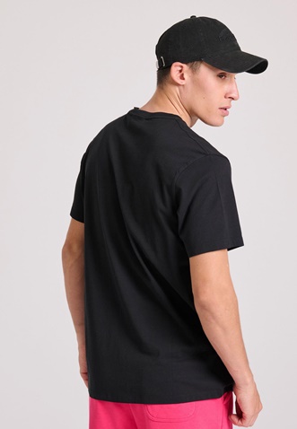 FUNKY BUDDHA-Ανδρικό t-shirt FUNKY BUDDHA FBM009-095-04 μαύρο
