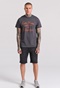 FUNKY BUDDHA-Ανδρικό t-shirt FUNKY BUDDHA γκρι 