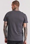 FUNKY BUDDHA-Ανδρικό t-shirt FUNKY BUDDHA γκρι 