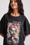 FUNKY BUDDHA-Γυναικείο t-shirt  FUNKY BUDDHA FBL009-121-04 μαύρο